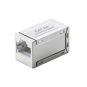 ELECOM�b�G���R�� LAN�P�[�u�� �����R�l�N�^ Cat6A 10Gbps�Ή� RJ45 STP ���p�R�l�N�^ �M�K�r�b�g�Ή� �R���p�N�g �V���o�[ �V���o�[ LD-RJ45S6ASV [�J�e�S���[6A]