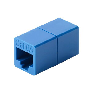 ELECOM�b�G���R�� LAN�P�[�u�� �����R�l�N�^ Cat6A 10Gbps�Ή� RJ45 ���p�R�l�N�^ �M�K�r�b�g�Ή� �R���p�N�g �u���[ �u���[ LD-RJ45U6ABU [�J�e�S���[6A]