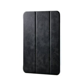 ELECOM｜エレコム 11インチ iPad（A16）、10.9インチ iPad（第10世代）用 フラップケース 薄型軽量 背面クリア 2アングル ブラック TB-A25RWVBK