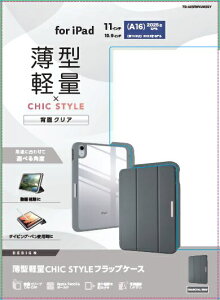 ELECOMbGR 11C` iPadiA16jA10.9C` iPadi10jp tbvP[X ^y CHIC STYLE X[vΉ `R[O[ TB-A25RWVJM3GY