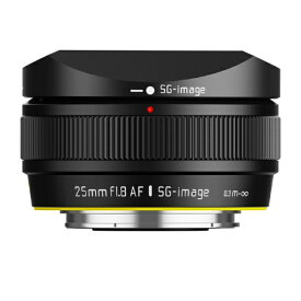 SG-image｜エスジーイメージ SG-image AF 25mm F1.8 富士フイルムXマウント APS-C ブラック [FUJIFILM X /単焦点レンズ]