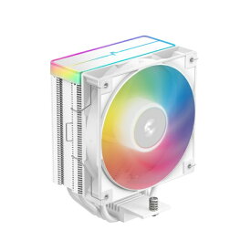 DEEPCOOL｜ディープクール CPUクーラー 120mmファン [LGA1851/1700/1200/1155/1151/1150・AM5/AM4] AG400 WH ARGB V2 ホワイト R-AG400-WHAMMN-GJD
