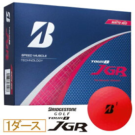 ブリヂストン｜BRIDGESTONE ゴルフボール TOUR B JGR マットレッド J5RX [12球（1ダース）]