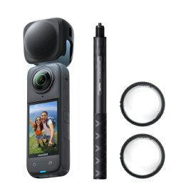 INSTA360｜インスタ360 360°カメラ Insta360 X4 スノーボードキット ブラック CINSABMA-X432 [4K対応 /防水]