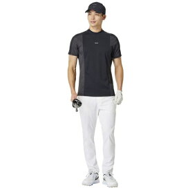 テーラーメイドゴルフ｜Taylor Made Golf メンズ サイドブロックS/Sポロ Black UN619 [メンズ /Oサイズ]【返品交換不可】