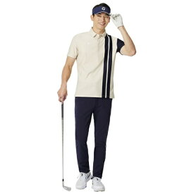 テーラーメイドゴルフ｜Taylor Made Golf メンズ カラーブロックS/Sポロ Beige UN631 [メンズ /Mサイズ]【返品交換不可】