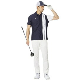 テーラーメイドゴルフ｜Taylor Made Golf メンズ カラーブロックS/Sポロ Navy UN631 [メンズ /Oサイズ]【返品交換不可】