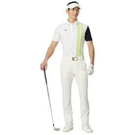 テーラーメイドゴルフ｜Taylor Made Golf メンズ カラーブロックS/Sポロ White UN631 [メンズ /Lサイズ]【返品交換不可】