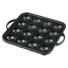 和平フレイズ｜Wahei Freiz YR-032 元祖やきやき　IH対応鉄鋳物たこ焼器　16穴 ブラック