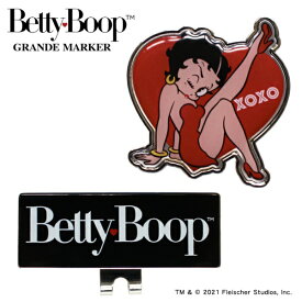 ホクシン交易｜Hokushin Trading ゴルフマーカー ベティーブープ Betty Boop クリップマーカー ホワイト MK0290