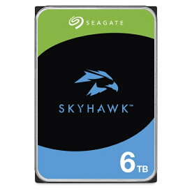 SEAGATE｜シーゲート ST6000VX009 内蔵HDD SATA接続 SkyHawk キャッシュ256MB/CMR [6TB /3.5インチ]