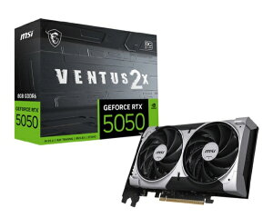 MSIbGGXAC OtBbN{[h GeForce RTX 5050 8G VENTUS 2X OC [GeForce RTXV[Y /6GB]