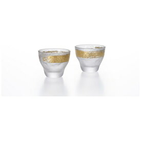 石塚硝子｜ISHIZUKA GLASS 金一文字酒グラスペアセット アデリア