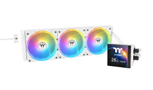THERMALTAKEbT[}eCN CPUN[[ 120mmt@x3 [LGA2066/2011-3/2011/1851/1700/1200/1156/1155/1151/1150EAM5/AM4/AM3+/AM3/AM2+/AM2/FM2/FM1] MAGFloe 360 Ultra ARGB Sync AIO Liquid Cooler - Snow Edition zCg CL-W433-PL12SW-A