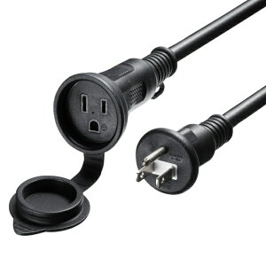 �T�����T�v���C�bSANWA SUPPLY �d�������R�[�h [3P �I�X�����X 3P] �h�J�^ �u���b�N TAP-EX35B-5 [5.0m /1�� /�X�C�b�`��]