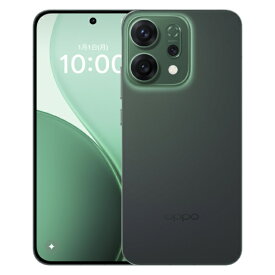 OPPO｜オッポ 【SIMフリー】OPPO Reno14 5G ルミナスグリーン「CPH2737 LG」MediaTek Dimensity 8350 6.6インチ・メモリ/ストレージ：12GB/256GB nanoSIM ×2 eSIM対応【防水・防塵】 ルミナスグリーン