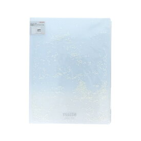 サンスター文具｜sun-star 【限定】スパンコール入 見開きクリアファイルA4 mitte ホワイトソーダ S2174570
