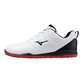 mizuno｜ミズノ ゴルフシューズ ジーエムスタイル ワイド ホワイト×ネイビー 51GQ2552 [メンズ /28.0cm /幅:4E]【返品交換不可】