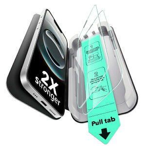 �C�[�G�X�A�[���bESR iPhone 17e/16e/14/13/13 Pro �Ή��K���X�t�B�����i2������j UltraFit Classic Screen Protector for iPhone 16e