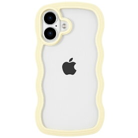 COCO case IPHONE16 パステルなくねくねケース イエロー COCO case イエロー 1794-16-YELLOW