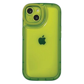 COCO case iPhone 16 角がまぁるいスタンドケース COCO case グリーン 1821-16-GREEN