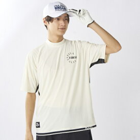 フィラゴルフ｜FILA GOLF モックネック半袖シャツ FILA GOLF ホワイト 745687 [メンズ /身丈：73cm 袖丈：24cm 身幅：60cm]