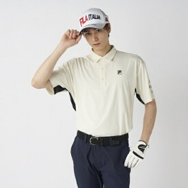 フィラゴルフ｜FILA GOLF バックプリントポロシャツ FILA GOLF ホワイト 745682 [メンズ /身丈：72cm 袖丈：24cm 身幅：60cm]