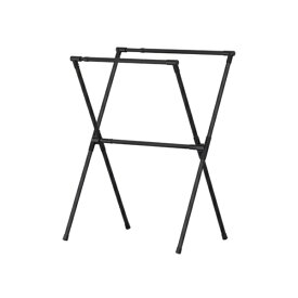 天馬 多機能 布団干し 伸縮式 X型 2枚 屋外用 PORISH ブラック PSBK-11