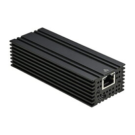 GOPPA｜ゴッパ LAN変換アダプタ [USB-C(Thunderbolt5/4/3・USB4用) オス→メス LAN] 10Gbps対応(Mac/Windows11対応) ブラック GP-CR4510GH/B