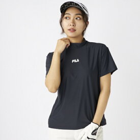 フィラゴルフ｜FILA GOLF 半袖モックネックシャツ FILA GOLF ブラック 755654 [レディース /身丈：62cm 袖丈：17cm 身幅 54cm]