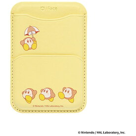 【2025年07月25日発売】 HAMEE｜ハミィ 星のカービィ iFace MagSynq カードウォレット iFace ワドルディ/イエロー 41-180611