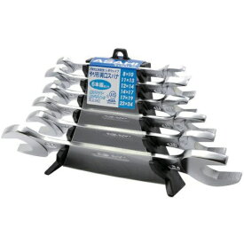 旭金属工業｜ASAHI TOOLS REVOWAVE　6本組両口スパナセット（HC）　SLES62