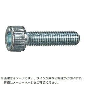 トラスコ中山｜TRUSCO NAKAYAMA TRUSCO 六角穴付ボルト ユニクロ 全ネジ M6×25 10本入 少量パック /キャップボルト（CAP）