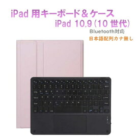 Royal Monster｜ロイヤルモンスター 11インチ iPad（A16）、10.9インチ iPad（第10世代）用 キーボード(かな無し)＆ケース(ブラックキーボード) ピンク RM-R4032PKB-Case