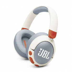 【2025年07月17日発売】 JBL｜ジェイビーエル 子ども用 ブルートゥースヘッドホン JBL Junior 470NC ホワイト JBLJR470NCWHT [ノイズキャンセリング対応 /Bluetooth対応]