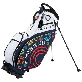 オデッセイ｜ODYSSEY キャディバッグ スタンド ホワイト×ネイビー 5125146 [9.0型 /47インチ対応 /5分割 /2.9kg]