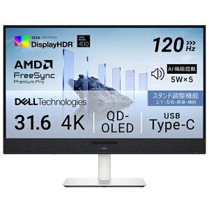 DELLbf USB-Cڑ PCj^[ SV[Y S3225QC-R [31.6^ /4K(3840×2160j /Ch /120Hz]