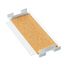 リヒトラブ｜LIHIT LAB. MDF机上台・スリム専用 サイドトレー [W102xD232xH15mm] ホワイト A-8030-0