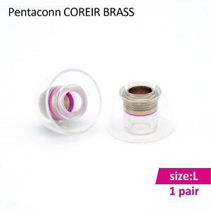 ���{�f�B�b�N�X�bNIPPON DICS �C���[�s�[�X L 1�y�A Pentaconn COREIR BRASS ���b�h PTM01-L-1P