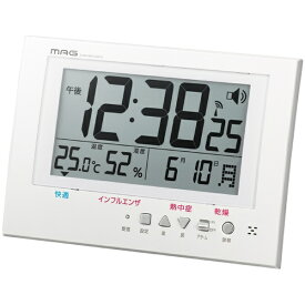 MAG｜マグ お部屋の環境をマークとアラートでお知らせ 電波時計 ガードマン W-785 WH-Z [電波自動受信機能有]