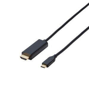 ELECOMbGR USB-C  HDMI P[u [f /2.0m /4KΉ] ubN CAC-CHDMI20BK3