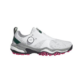 アディダス｜adidas ゴルフシューズ コードカオス 25 ボア ホワイト×コアブラック×カレッジグリーン NKZ93 [25.0cm /幅:2E]【返品交換不可】