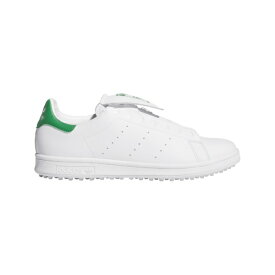 アディダス｜adidas ゴルフシューズ スタンスミス ボア ゴルフ ホワイト×ホワイト×グリーン NQX25 [25.5cm /幅:2E]【返品交換不可】
