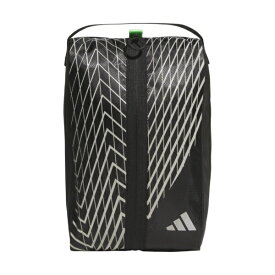アディダス｜adidas 軽量 アディゼロ シューズバッグ ブラック×ライムバースト JUT51