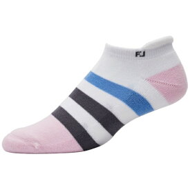 フットジョイ｜FootJoy レディース プロドライ ロールタブ ホワイト×ピンク×グレー 18183 [レディース /22cm-24cm]【返品交換不可】