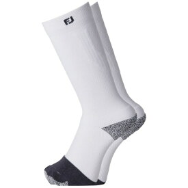 フットジョイ｜FootJoy メンズ ナノロックグリップ　クルーソックス ホワイト FSS25NLM1 [メンズ /25cm-27cm]【返品交換不可】