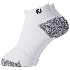 フットジョイ｜FootJoy レディース ナノロックグリップ アンクルソックス ホワイト FSS25NLW1 [レディース /22cm-24cm]【返品交換不可】