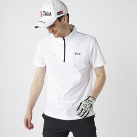 フィラゴルフ｜FILA GOLF メンズ 半袖シャツ ホワイト 745671L [メンズ /Lサイズ]【返品交換不可】