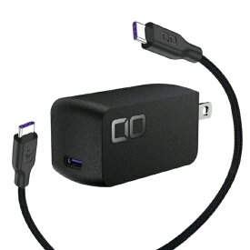 CIO｜シーアイオー NovaPort SOLOII65W1C & MeshCable ブラック CIO-G65W1C-N2-EE-BK [USB Power Delivery対応 /1ポート]