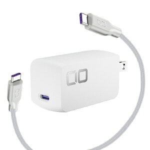 CIObV[ACI[ NovaPort SOLOII65W1C & MeshCable zCg CIO-G65W1C-N2-EE-WH [USB Power DeliveryΉ /1|[g]